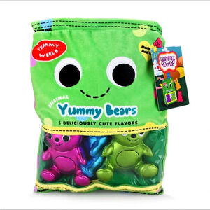 NWT Kidrobot Yummy Bears Plush candy lover gift
